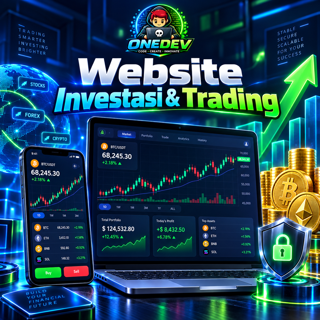 Website Investasi & Trading