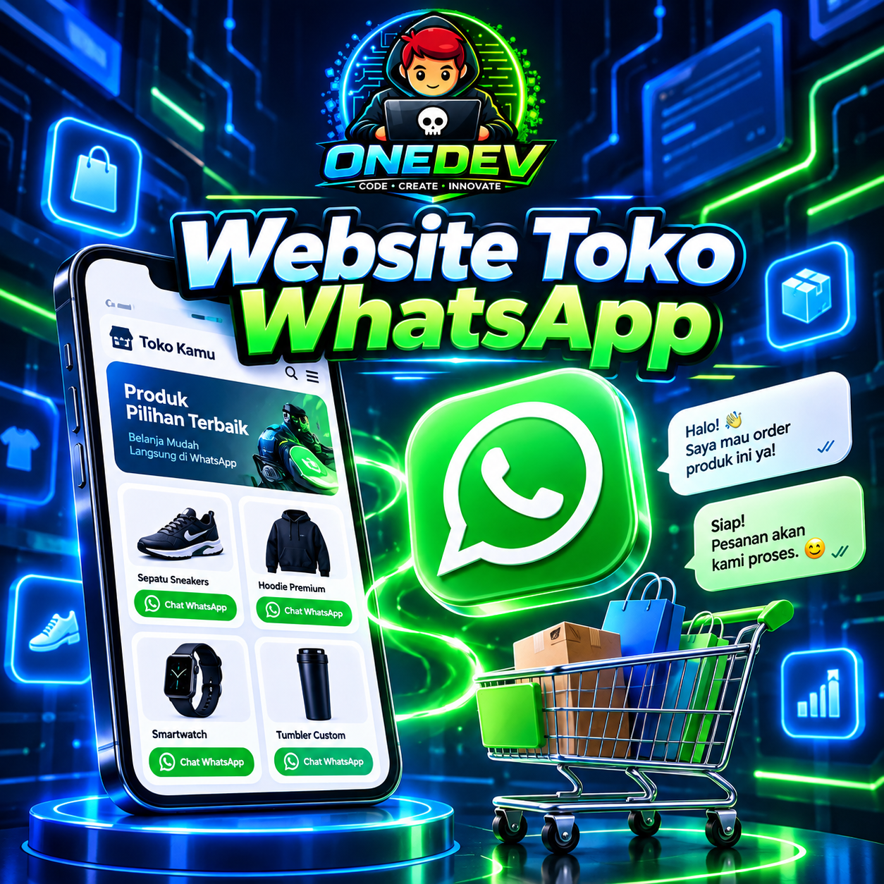 Website Toko WhatsApp