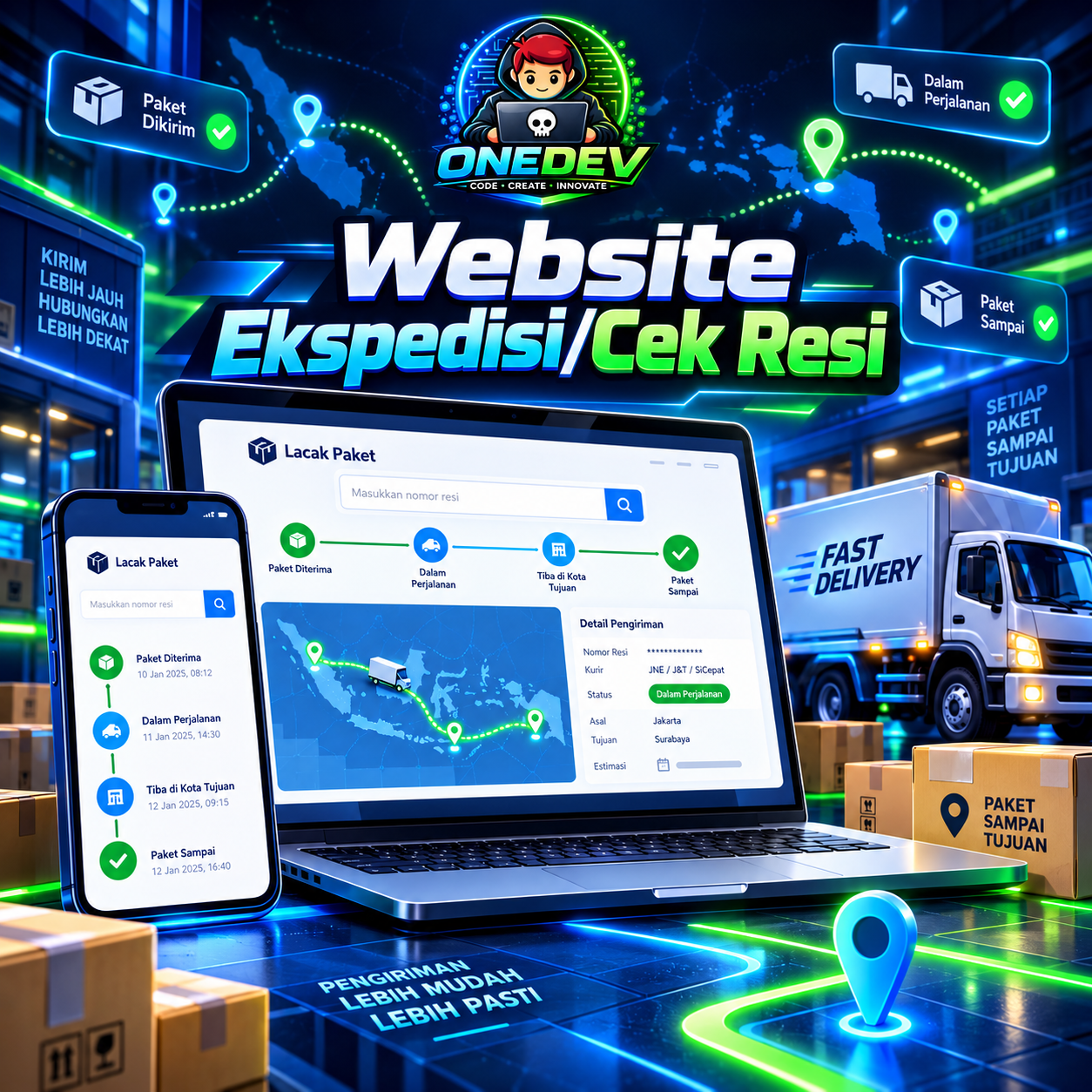 Website Ekspedisi/Cek Resi